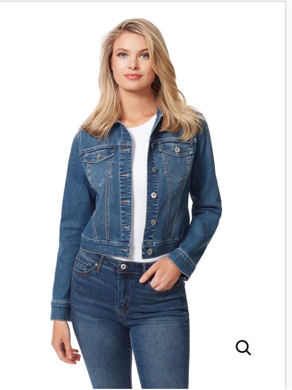 NWT Jessica Simpson Pixie Dark Blue Denim Jacket | size M